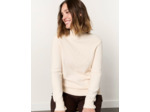 Pull fin uni ECRU Femme