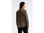 Chemise large imprimé léopard