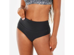 Bas de maillot de bain culotte taille haute natation Femme - Eva noir