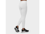 Leggings sport taille mi-haute Fitness Femme Run Blanc