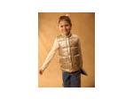 veste sans manches dorée pour filles