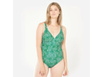 Maillot de bain 1 pièce surf Femme - Daria tribu vert
