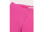 Legging rose côtelé pour fille