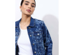 Veste imprimée BLEU Femme