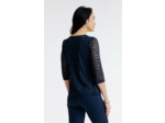 Tee-shirt dentelle manches 3/4