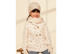 Snood beige en tricot