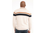 Pull col polo rayé Stripe