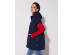 Manteau mi-long uni MARINE Femme