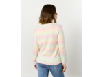 Pull épais contenant de la laine coloris dégradés ROSE Femme