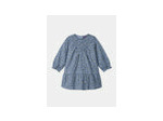 Robe bleue imprimé fleuri Bébé Fille