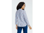 Chemise imprimé à rayures et coeurs