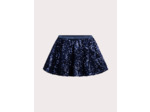 Jupe bleue avec sequins pour fille