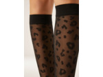 Mis-Bas Voile à Motif Fantaisie Animalier