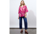Blouse manches 3/4 imprimé à fleurs ROSE Femme