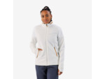 Polaire de randonnée chaude femme, MH500 Mountain blanc