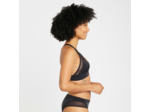 HAUT DE MAILLOT DE BAIN BRASSIÈRE DE SURF FEMME DOS RÉGLABLE ISA NOIRE