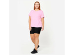 T-shirt manches courtes fitness cardio Plus Size femme Rose clair