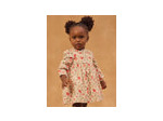 Robe à imprimé floral pour bébé fille
