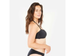 HAUT DE MAILLOT DE BAIN BANDEAU LAURA BLACK AVEC COQUES AMOVIBLES