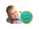 3 Balles sensorielles bleues et jaunes