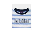 T-shirt rayé bleu pour garçons
