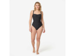 Maillot de bain 1 pièce femme gainant à effet ventre plat DORA NOIR