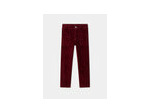 Pantalon en velours bordeaux pour garçon