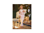 Pyjama en velours rose pour fille