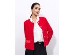 Veste unie ROUGE Femme