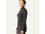 T-shirt mérinos manches longues col zip - MT500 - Femme