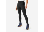 Legging de randonnée chaud déperlant femme, NH500 noir