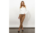 Pantalon 7/8 slim uni CAMEL Femme
