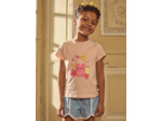 Tee Shirt Manches Courtes Rose