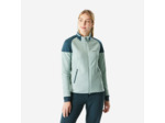 Polaire de randonnée chaude femme, MH500 Mountain vert
