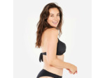 Haut de maillot de bain femme push up avec coques fixes ELENA NOIR