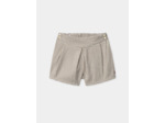 Jupe-short vichy marron et blanc Fille