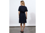 Robe courte unie MARINE