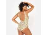 Maillot de bain 1 pièce natation Femme - Heva Joy moti poly vert