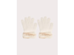 Gants beige pour fille