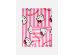 Couverture à rayures Hello Kitty