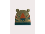 Bonnet vert animation tigre pour garçon