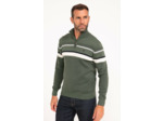 Pull col montant rayé Forest