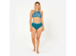 Haut de maillot surf brassière Femme - Andrea bleu et violet