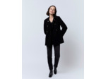 Manteau court uni NOIR Femme