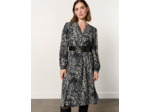 Robe longue imprimée GRIS