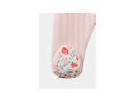 barboteuse rose à col volanté pour bébé fille