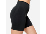 Short seamless de musculation femme, noir