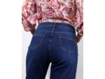 Jean pantacourt large MARINE Femme