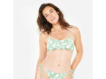 Haut de maillot de bain brassière surf Femme - Roxy Flower kaki