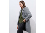 Manteau uni GRIS Femme